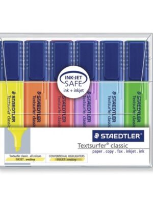 Tekstimarkerite Komp. Textsurfer Classic, 6 värvi, Staedtler