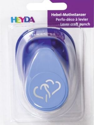 Motiivauguraud suur Kaks südant 2,5cm, Heyda